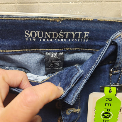 Soundstyle Womens Jamie Ankle Skinny Jeans 12/31 slim and sleek New button fly
