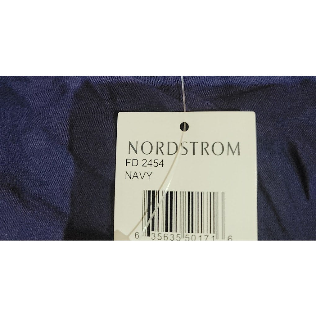 Fraiche Size small Navy Wrap Dress Long Sleeve Knit Belted Casual Summer