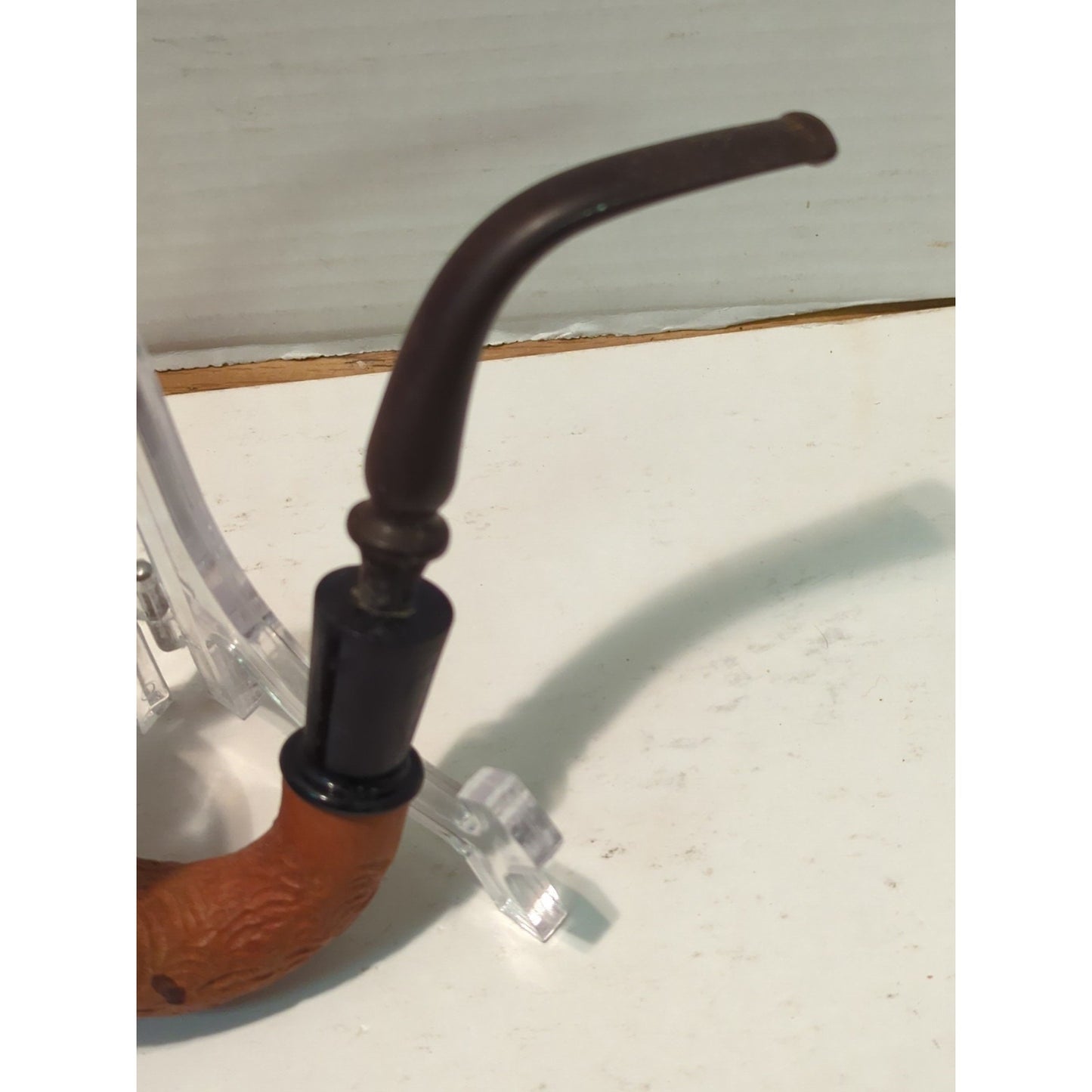 CALABASH pipe block Meershaum Bowl Carved Gourd Body  2 1/4" Top