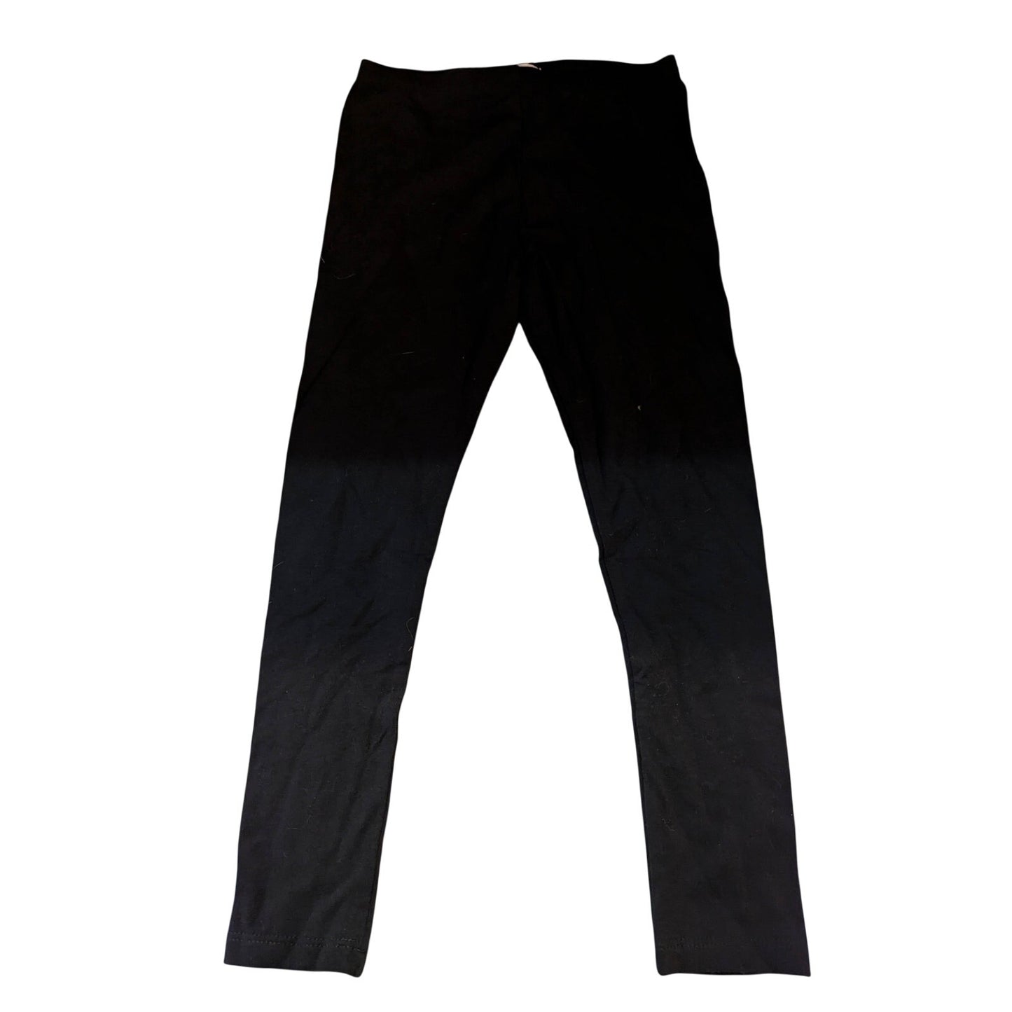 Splendid Girls Black Stretch Cotton Modal Ribbed Knit Leggings Size 5-6 NWT