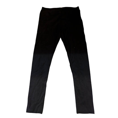 Splendid Girls Black Stretch Cotton Modal Ribbed Knit Leggings Size 5-6 NWT