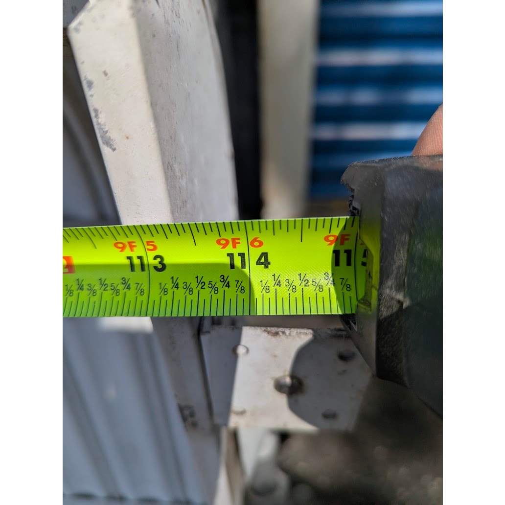 Aluminum VINTAGE awning 9.5 feet Wall brackets and channel