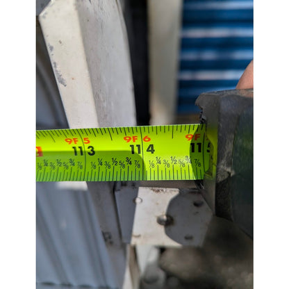 Aluminum VINTAGE awning 9.5 feet Wall brackets and channel