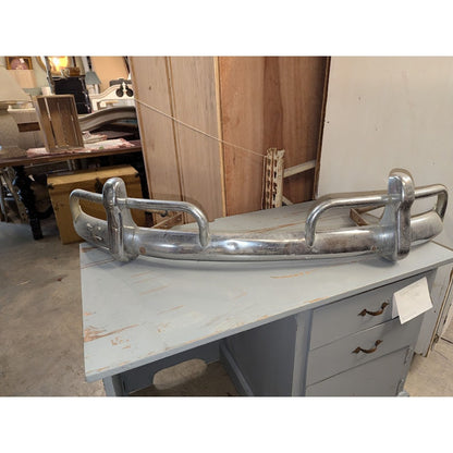 Secondhand Sandies: Vintage Chrome Bumper for Volkswagen. Would be great mancave shelf!
