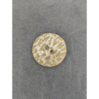 LOT GG of 10 Antique Vintage Victorian Brass Mixed Materials Buttons ESTATE FIND