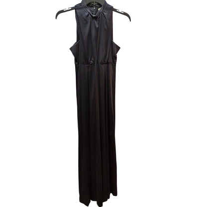 Vintage Periphery Designed by Arthur Williams Black Halter Maxi Dress Size 8