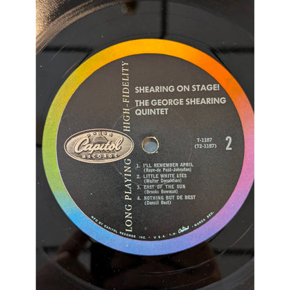 Shearing on Stage! The George Shearing Quintet Capitol T-1187 Mono Vinyl LP