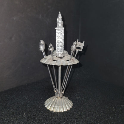 Vintage Camino Shell Torre de Hércules Tooth pick skewers Tapas Server Barware