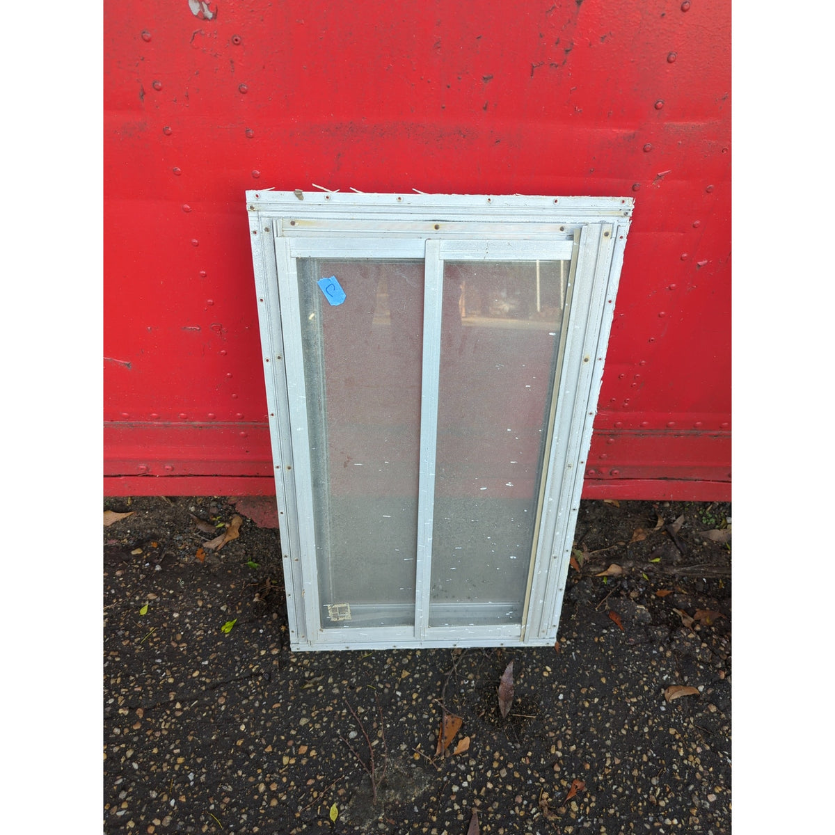 1976 Scotty Serro Camper ORIGINAL Window metal screen aluminum glass SIDE PANEL