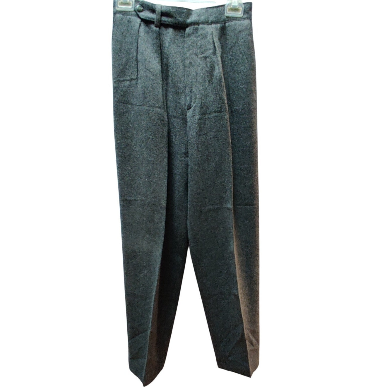 L.L. Bean Vintage Wool lined pleated trousers size 8 gray