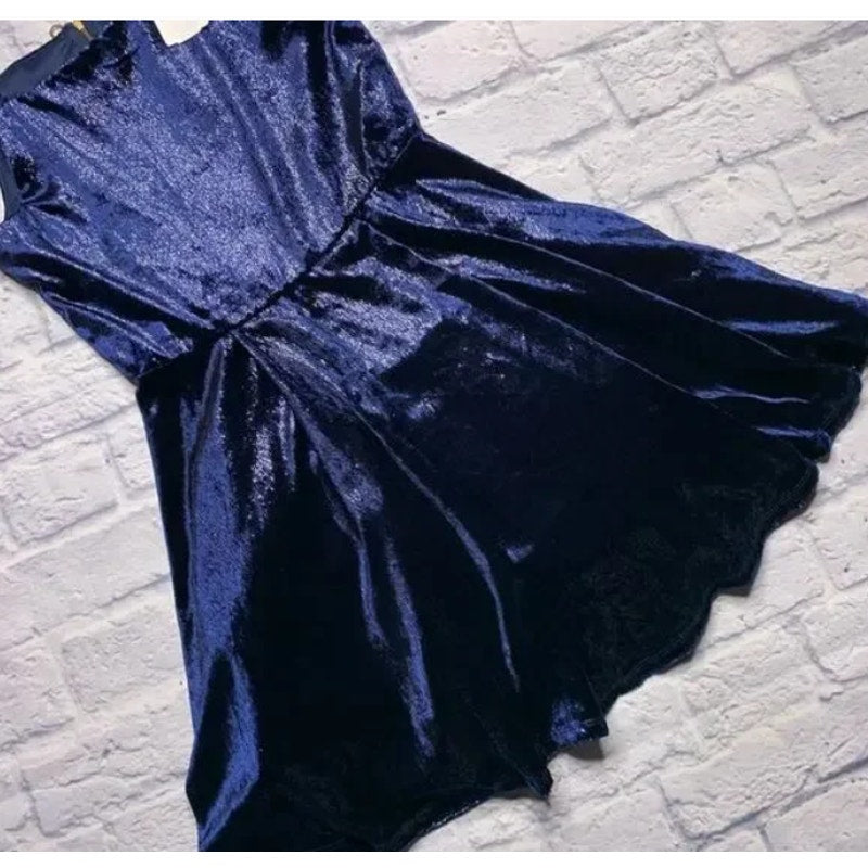 Hannah Banana Dress Navy Blue sparkle Multi Layers Tuille NEW fit flare Size 14