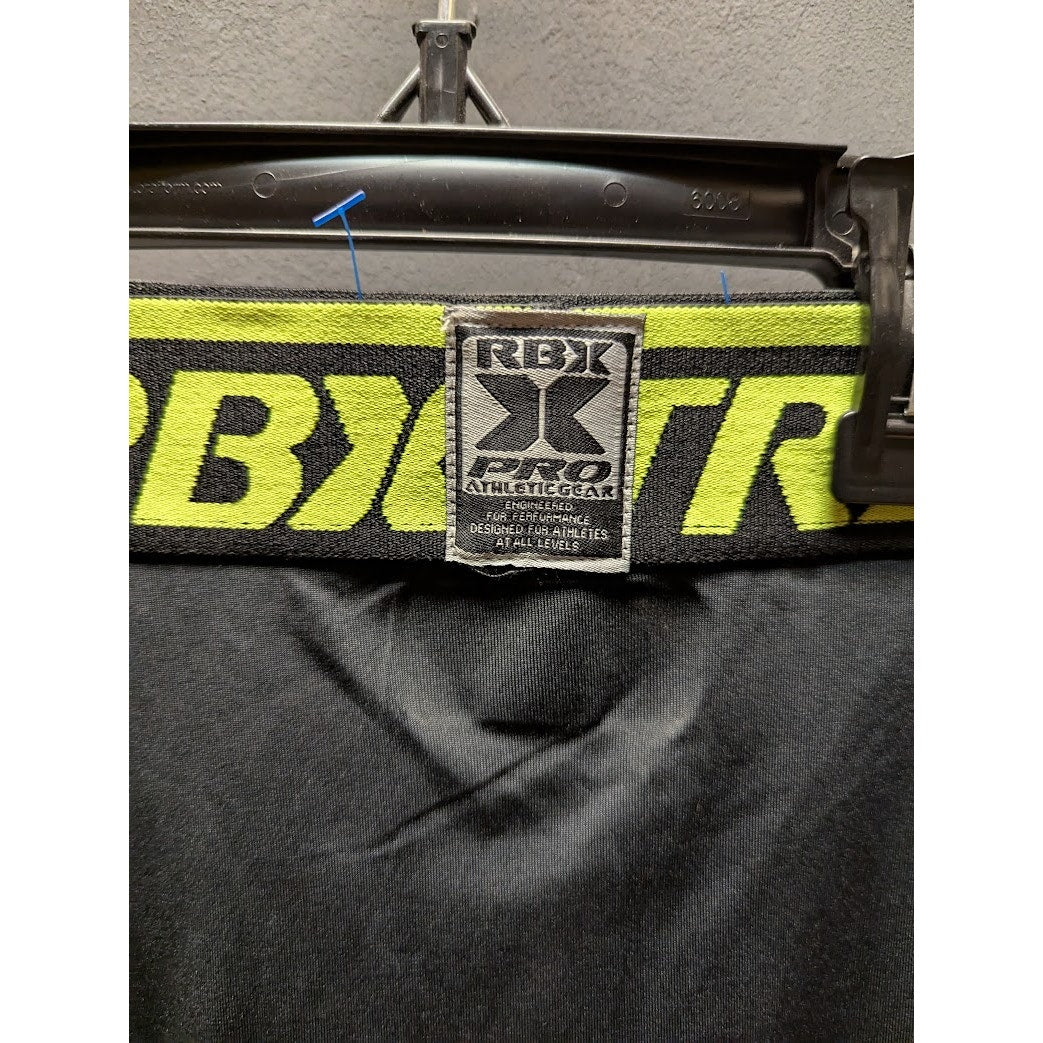 RBX pro compression Size Medium Activewear Boxer shorts black lime X-dry NEW