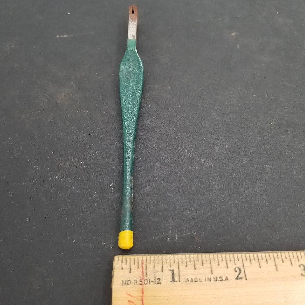 Antique Fletcher Hard Bronze Bearings Gold tip GLASS CUTTER WITH BOX