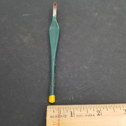 Antique Fletcher Hard Bronze Bearings Gold tip GLASS CUTTER WITH BOX