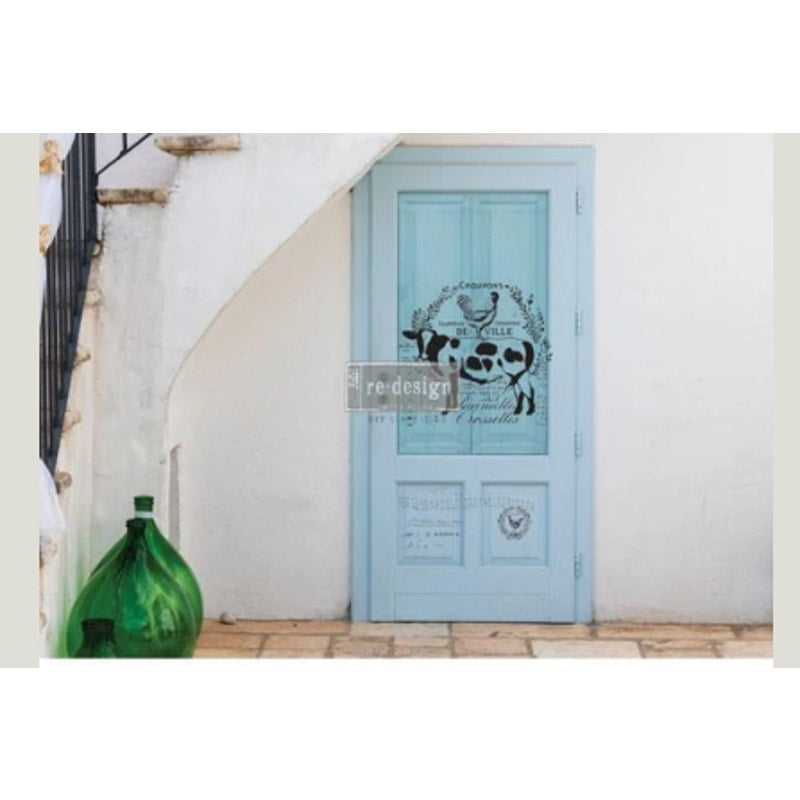 Re-Design with Prima – FARM DELIGHTS - Dry Rub Transfer COW Farmhouse