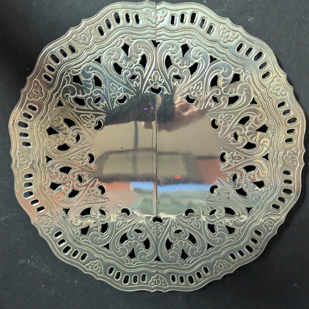 Vintage F.B. Rogers Silver Co. Expandable Silverplate Trivet