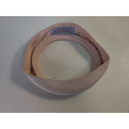 Christine Original Ring Hat NO Mesh Veil Pink Ring Cloth Vintage 6.6"