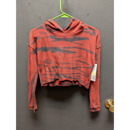 Z by Zella Cropped Tie-Dye Pullover Hoodie Size Medium NEW activewear Teenager