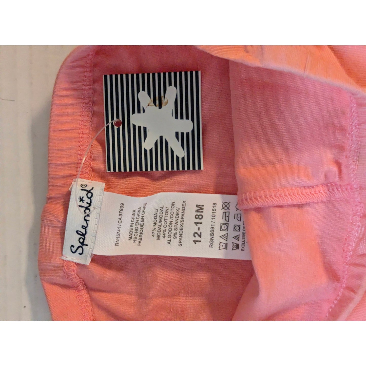 NWT Splendid Studio Ombre Pink Performance Play Activewear Leggings 12-18M