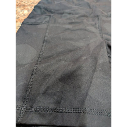 90 Degree By Reflex black camo bike Athletic Shorts Elasticized Waist XS pocket