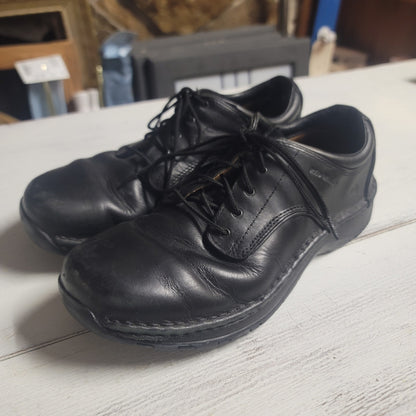 Red Wing Size 10.5D Black Mens Leather Oxford Low Top Work Shoes PreOwned