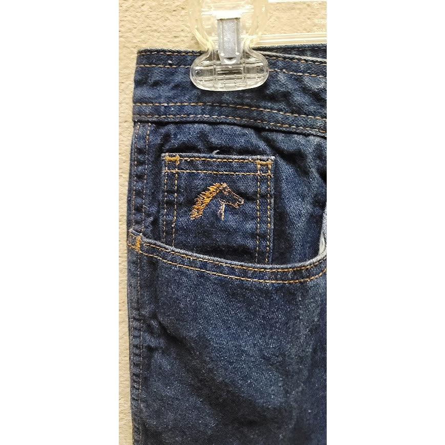 Vintage 80's JORDACHE horse head pocket jeans 30" x 35" Straight leg