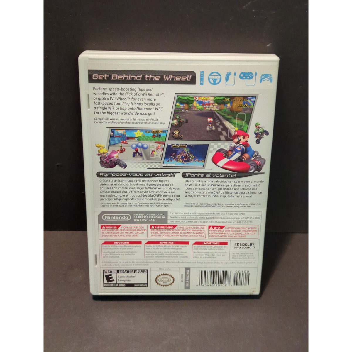 Mario Kart Wii (Nintendo Wii 2008) Complete w/ Manual PLUS EXTRA Mario Kart game