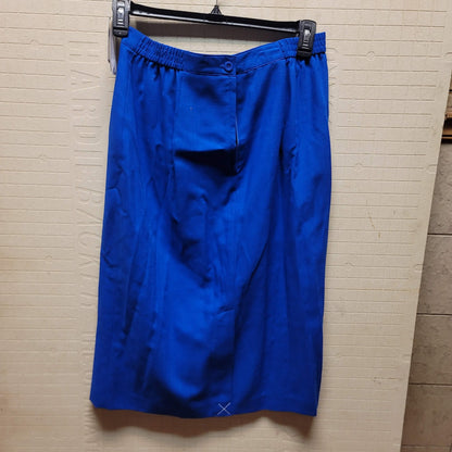 Joan Leslie Size 16 Blue Skirt Lined Career Work Textured NEW Pencil wiggle