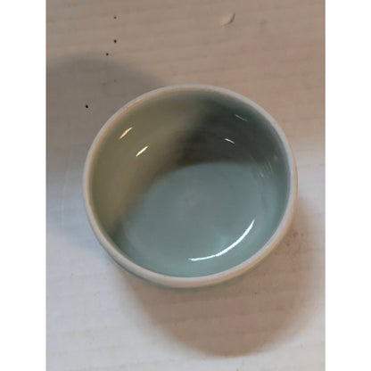 Vintage Chinese Celadon Ginger Jar Chinoiserie Pale Green Ceramic Urn Vase 6"