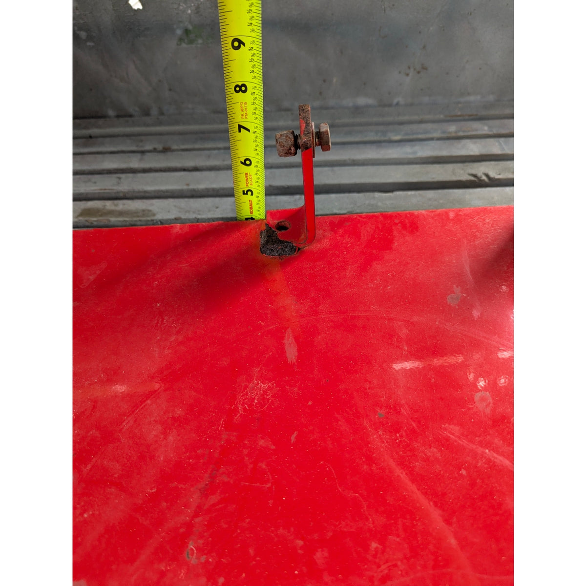 ExMark OEM Steel Dishcarge Chute  USED no mounting bracket