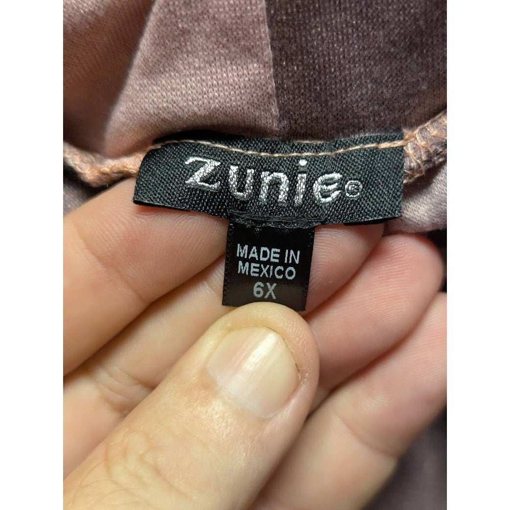 Zunie Girls Tie Dye Sweatshirt and Shorts 2 Piece Loungewear Set NWT