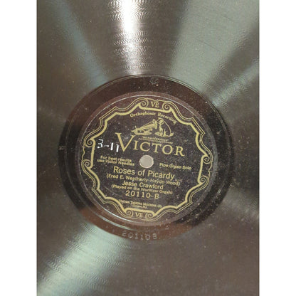 Vintage 78 Record LP Album Disc Shellac Vinyl JESSE CRAWFORD Wurlitzer ...