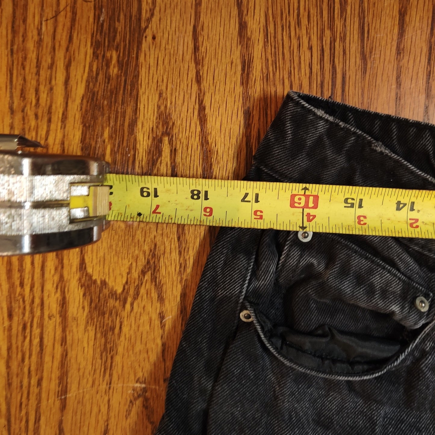 Indigo Rein Black Distressed 30x31 Rhinestone Jeans Y2K Goth Punk Denim Pants 13