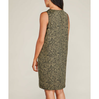 H Halston Washed Satin Dress in Abstract Souk Print Size XS Sleeveless NEW $88
