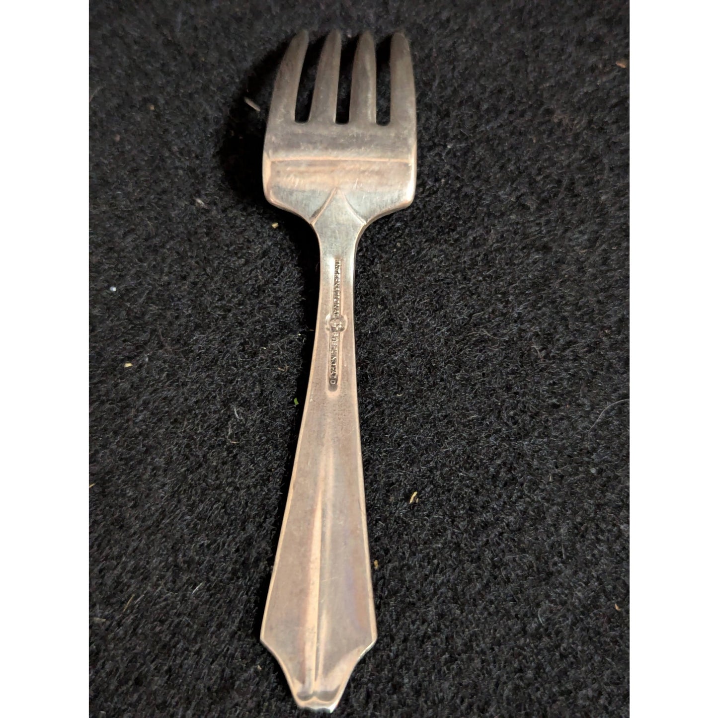 International Sterling Silver Cocktail Seafood Fork Art Deco Flatware Replacemen