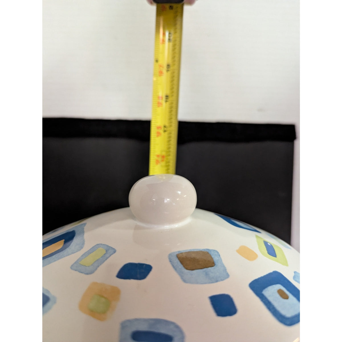DesignPac Mid Century Modern Geometric Ceramic Beverage Dispenser