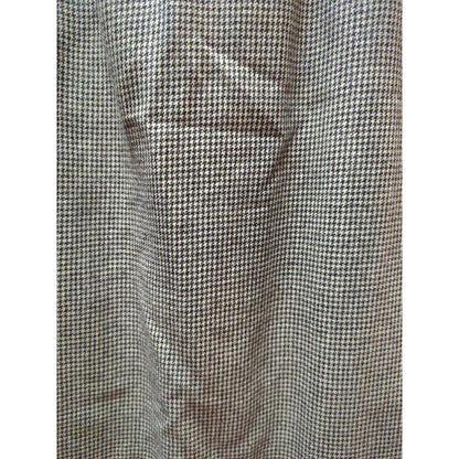Parisian Signature Houndstooth 100% Wool Pencil Skirt Size 6 vintage Luxury