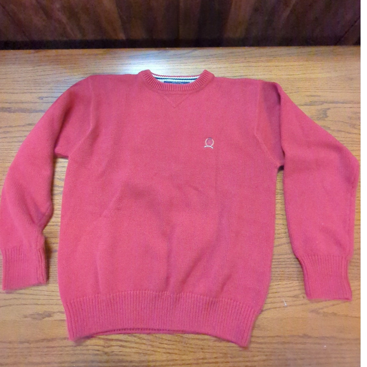 Vintage Toacmmy Hilfiger Burgundy Sweater Large Preppy Y2K Womens