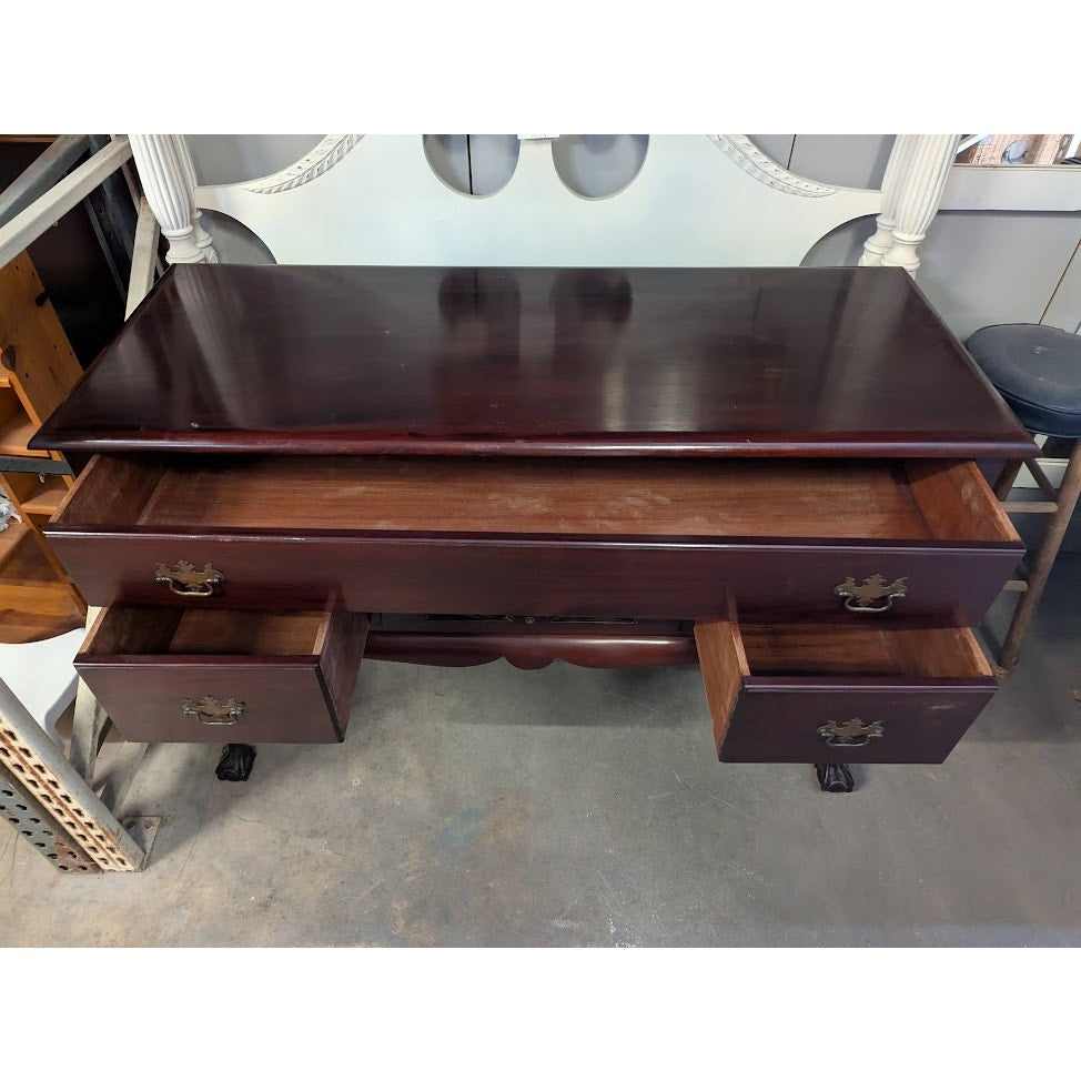 Secondhand Sandies: Federal Style Mahogany buffet Sideboard Petite Wood Queen Anne Legs