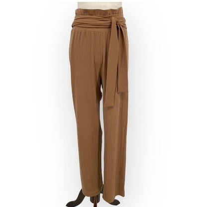 Reformation Kassia Pants Butterscotch Tan Brown Size ExtraSmall XS NEW ribbed