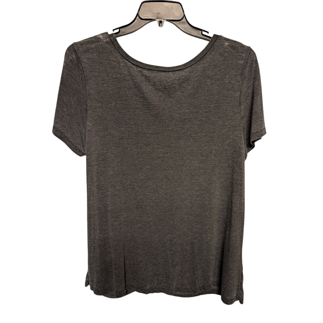 Susina lightweight Size XL short sleeve TShirt Top shirt short sleeve side ruch