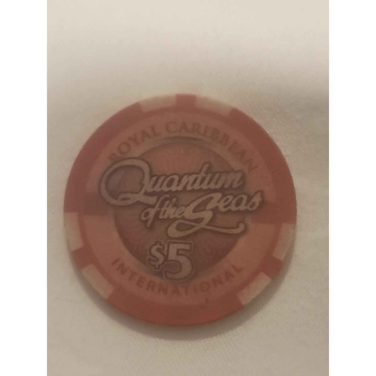 Royal Caribbean Quantum of the Seas Cruise Casino $5 Gaming Poker Chip