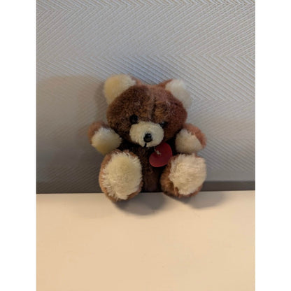 RUSS Stuffed Animal PLUSH teddy bear No. 244 Mini Size 4.5" Berrie red heart
