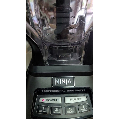 NINJA Professional 1500 Watts Machine, Pitcher, Lid, 2 bullet cups with lids