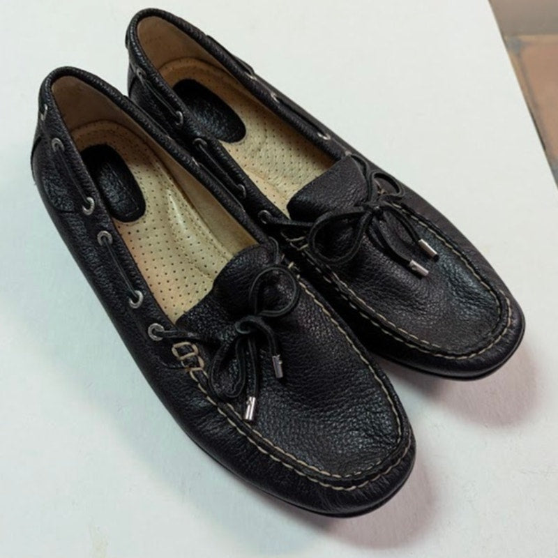 Sperry leather Size 6.5 Loafers Mocs Driving Womens Preppy Top Sider
