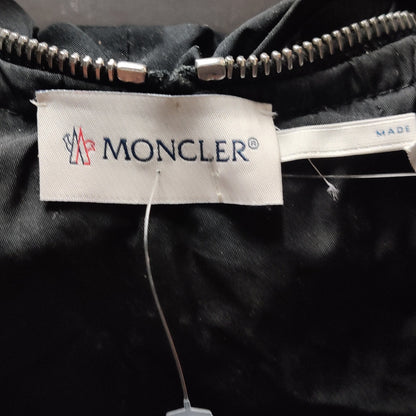 Moncler Black Hooded Lightweight Bomber Jacket 2xs WINDBREAKER