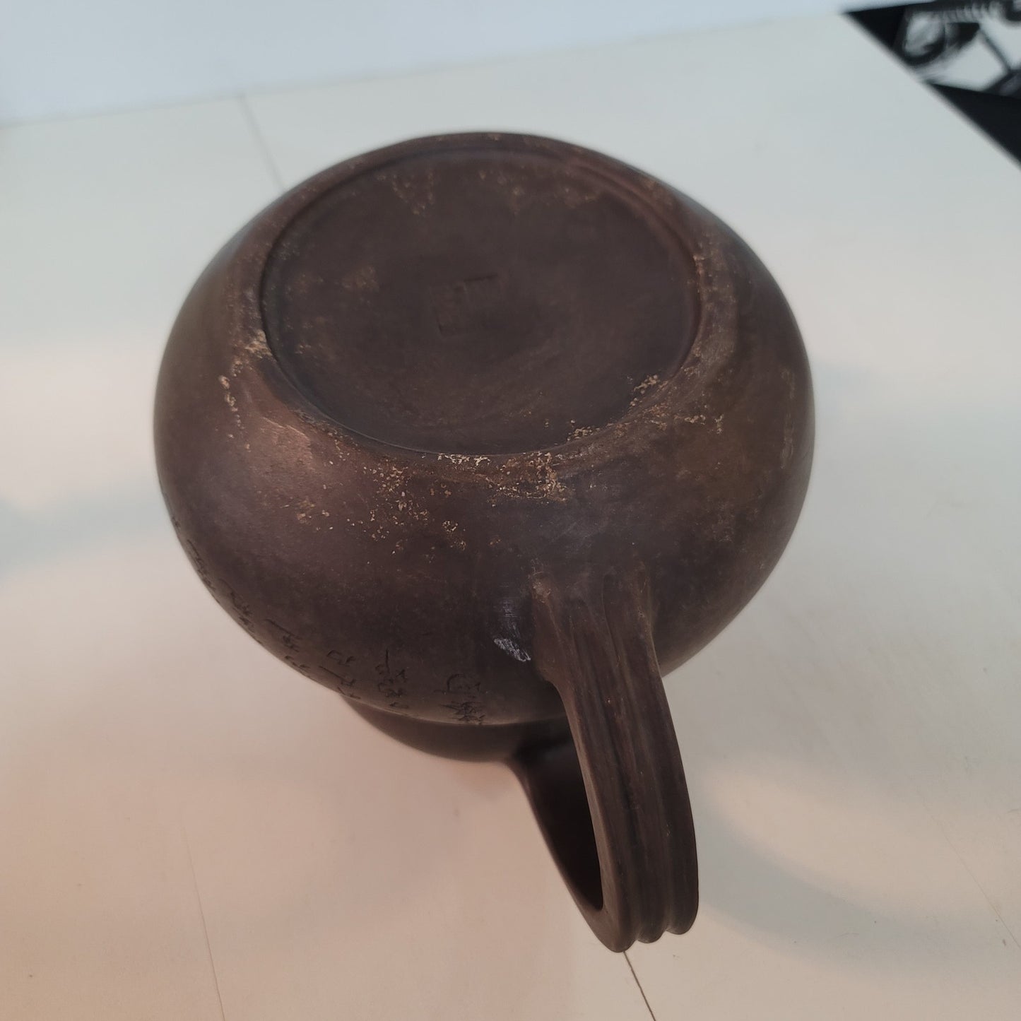 Purple clay teapot MadeChen Xinghua Chinese Yixing Zisha ceremony Hand etched