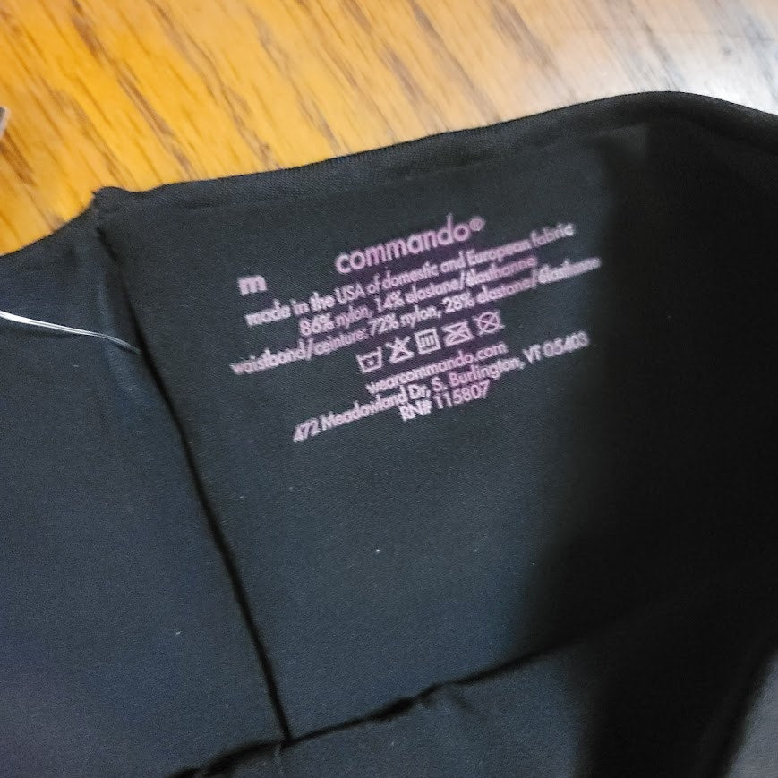 NWT Commando Premium Black Legging High Waist Smoothing Luxury Loungewear Medium