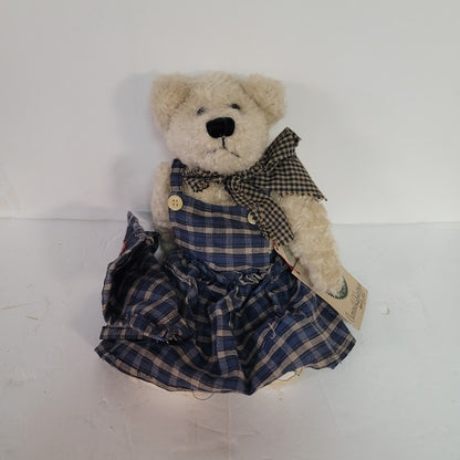 Boyds Bears 10" Chamomile Q Quignapple Plush Articulated Patch Quilt Chamomile