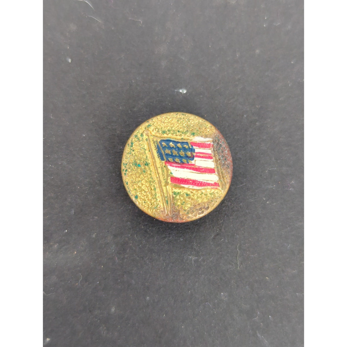 LOT of 10 Antique Vintage YSL Victorian Brass Mixed Materials Buttons ESTATE E